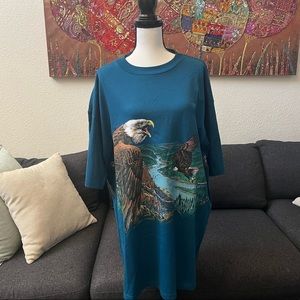 •Vintage Habitat Eagles Wrap Around Tee NWOT•